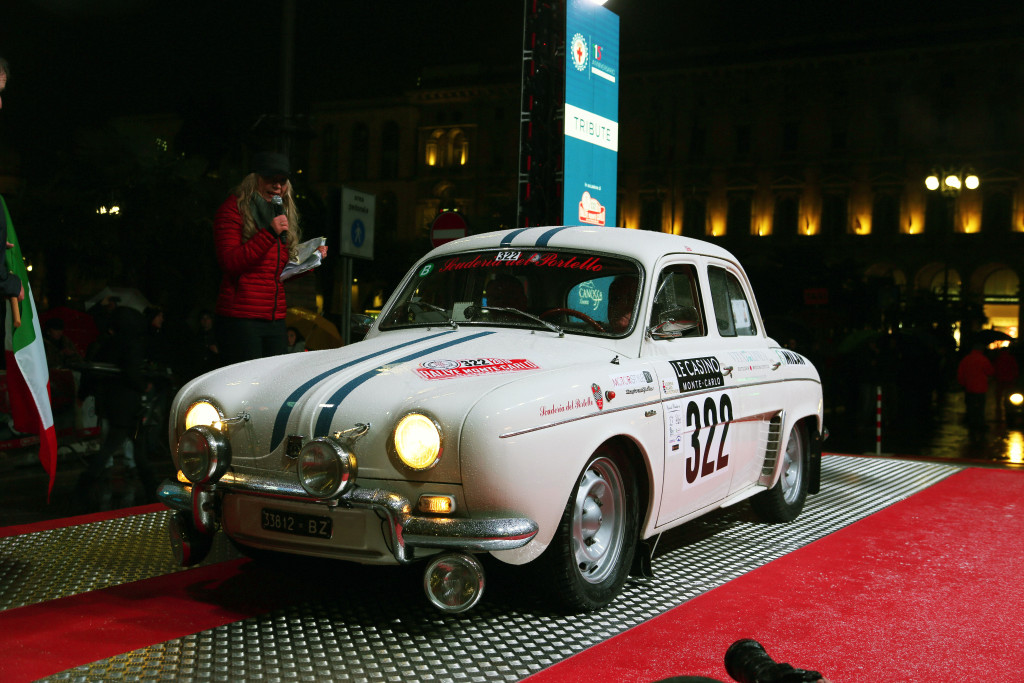 Scuderia Del Portello Al Traguardo Del Xxii Rallye Monte Carlo